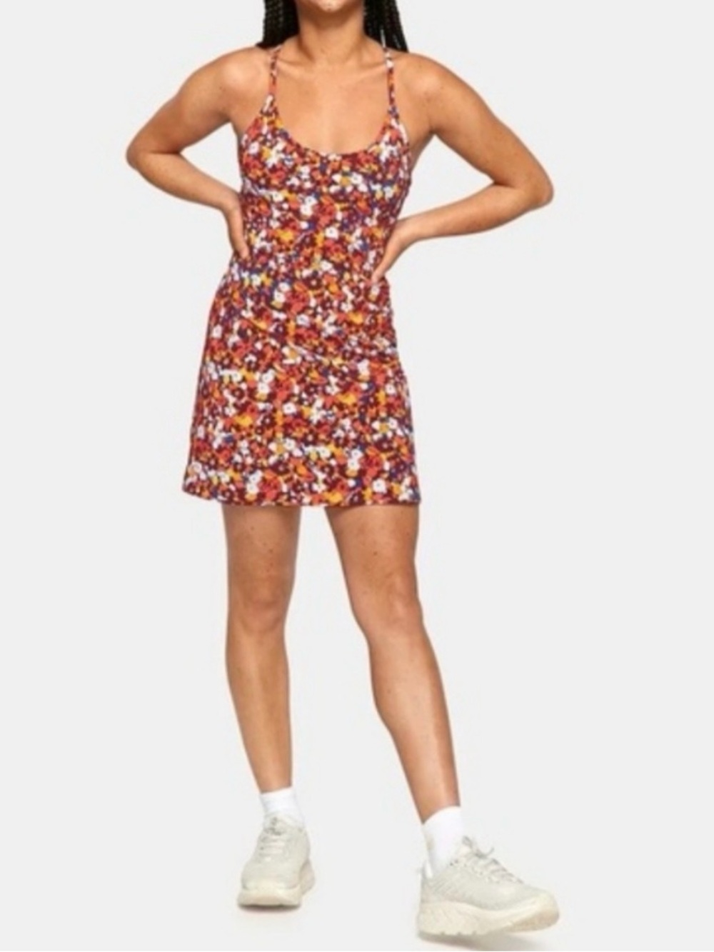 Outdoor Voices The Excercise Dress Paprika Bloom Size XS
